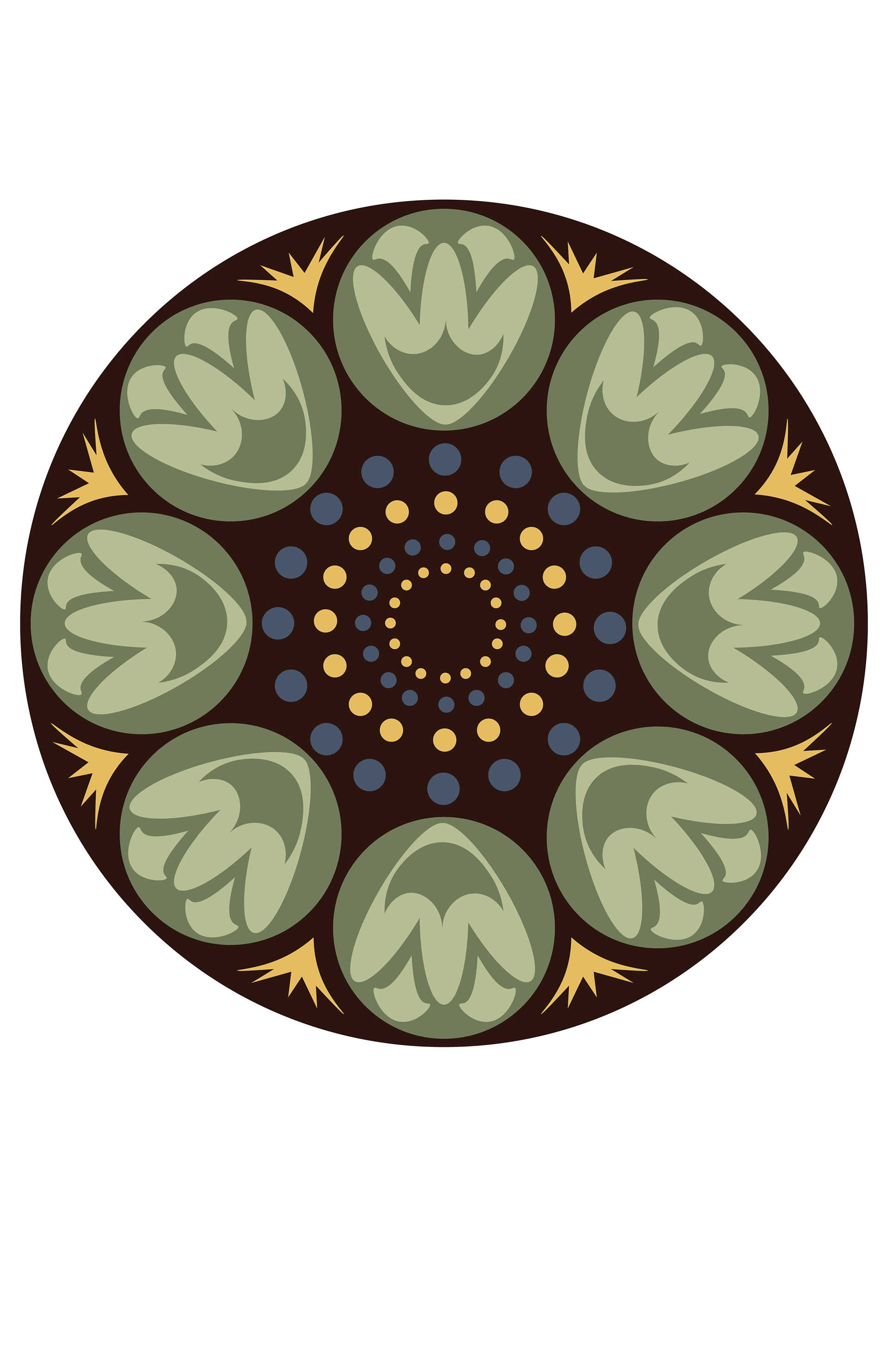 isolated mandala